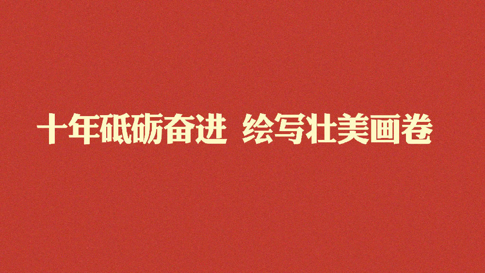 十年砥礪奮進 繪寫壯美畫卷——寫在黨的二十大勝利召開之際